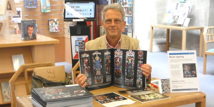 Arthur Rope at a book signing