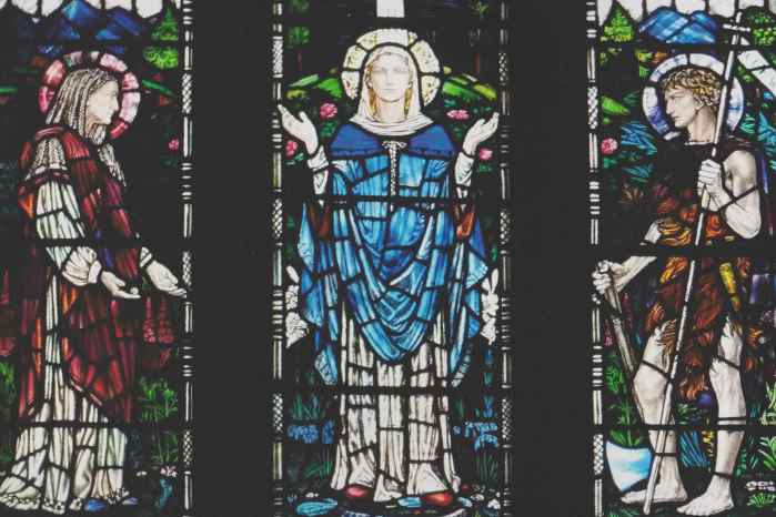 Oxton Church stained-glass