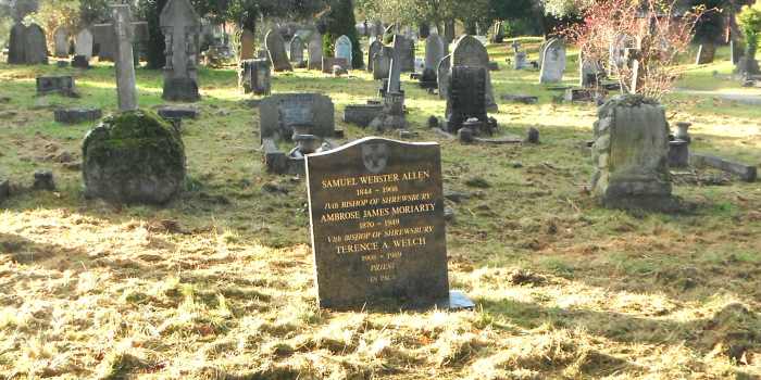 The two bishops' grave, Shrewsbury