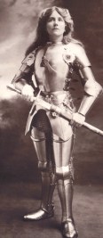 Actress as Joan Of Arc 1911