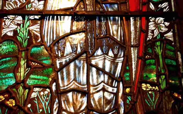 Hoylake church knight detail