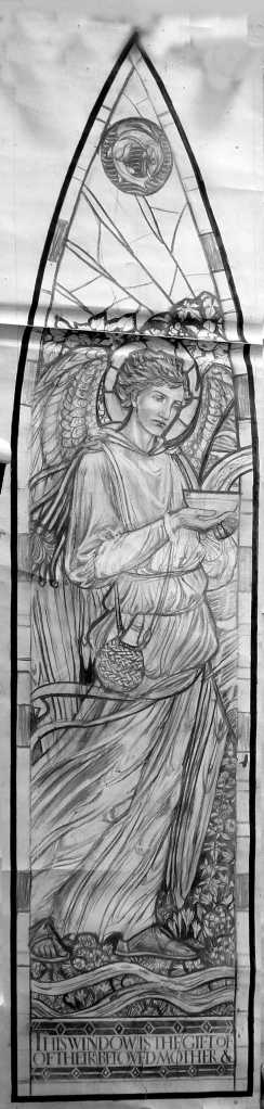 Lambeth Saint Raphael cartoon